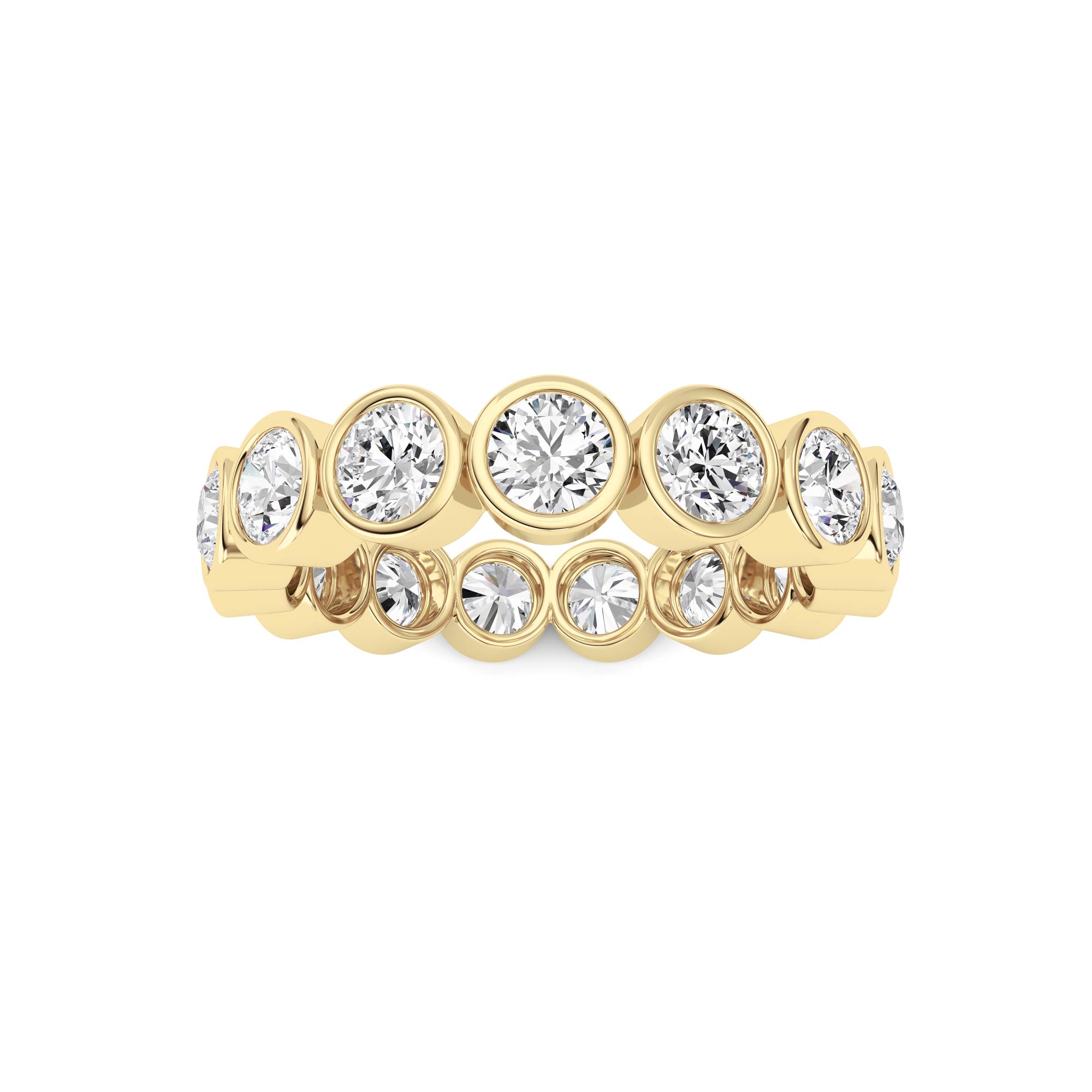 3.30 CT Diamond Ring in 14K Yellow Gold