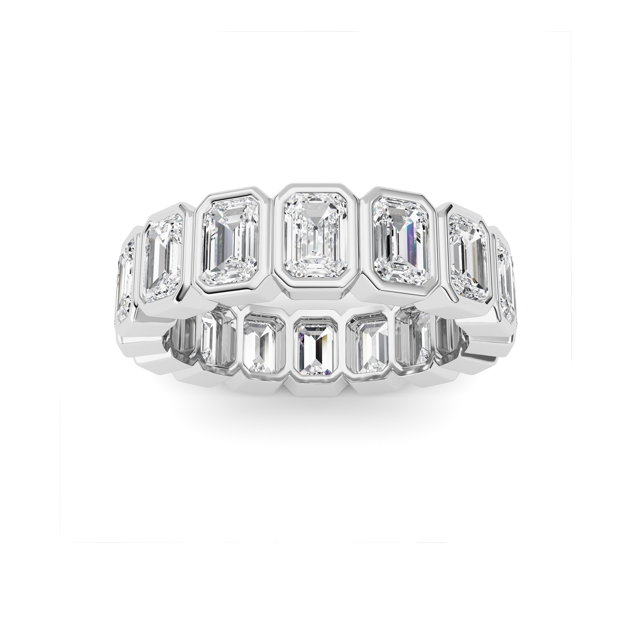 4.00 CT Diamond Ring in 14K White Gold