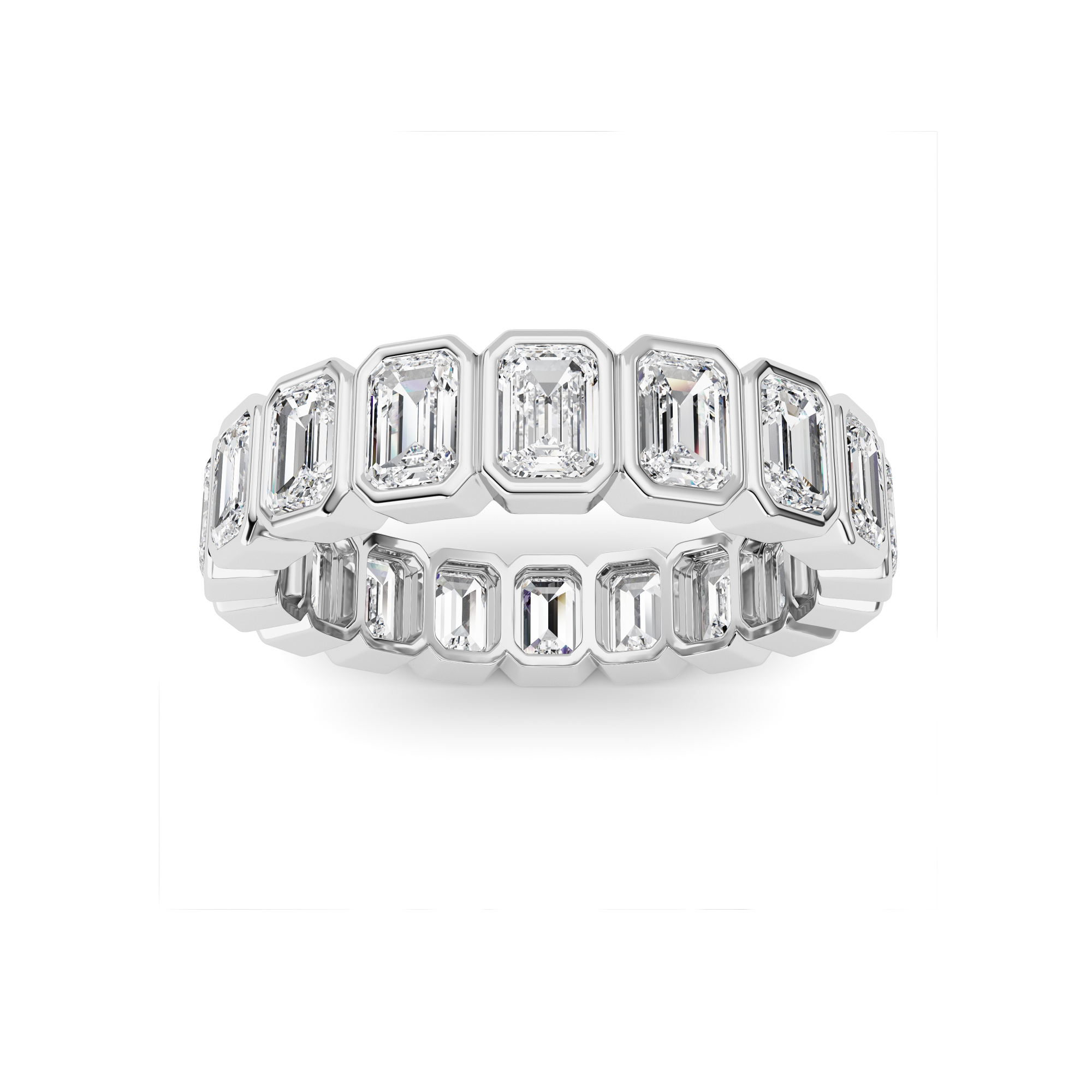 4.50 CT Diamond Ring in 14K White Gold