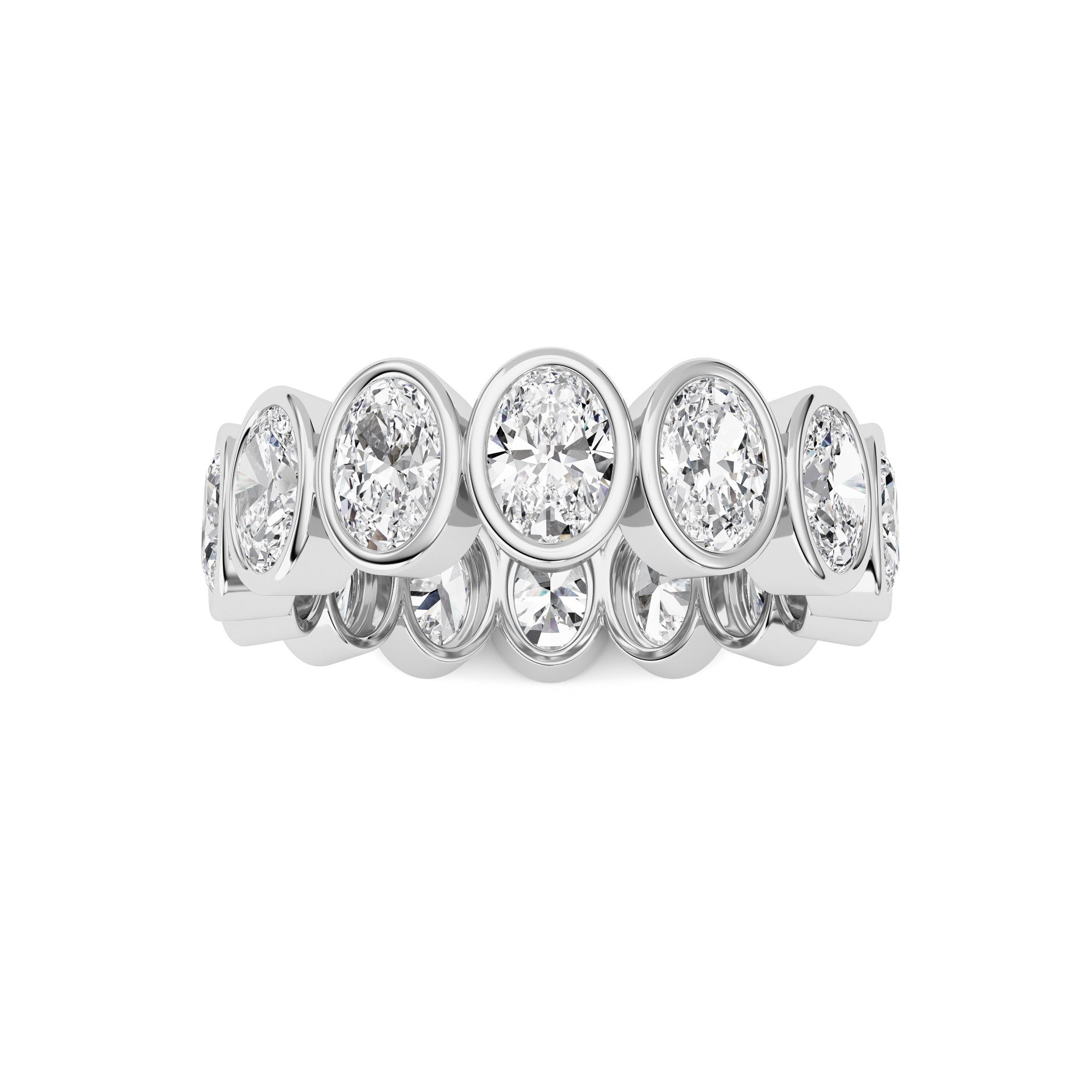 3.50 CT Diamond Ring in 14K White Gold