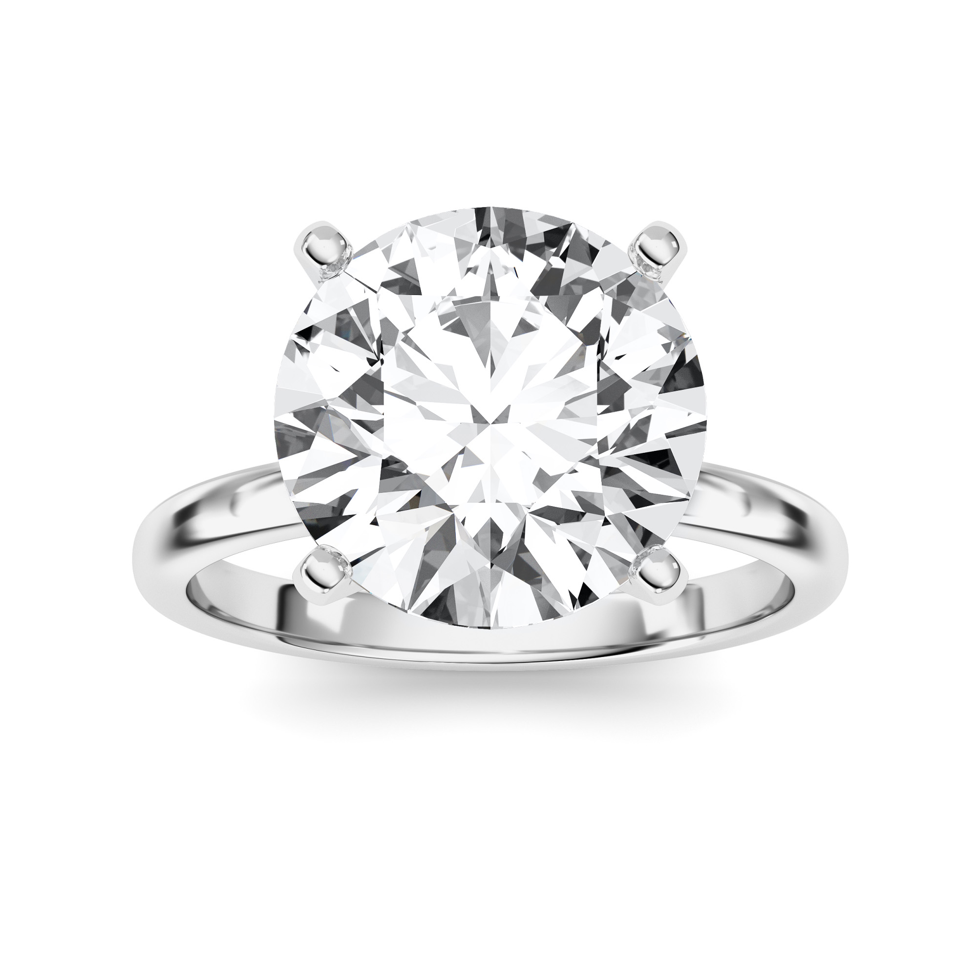 5.00 CT Diamond Ring in 14K White Gold