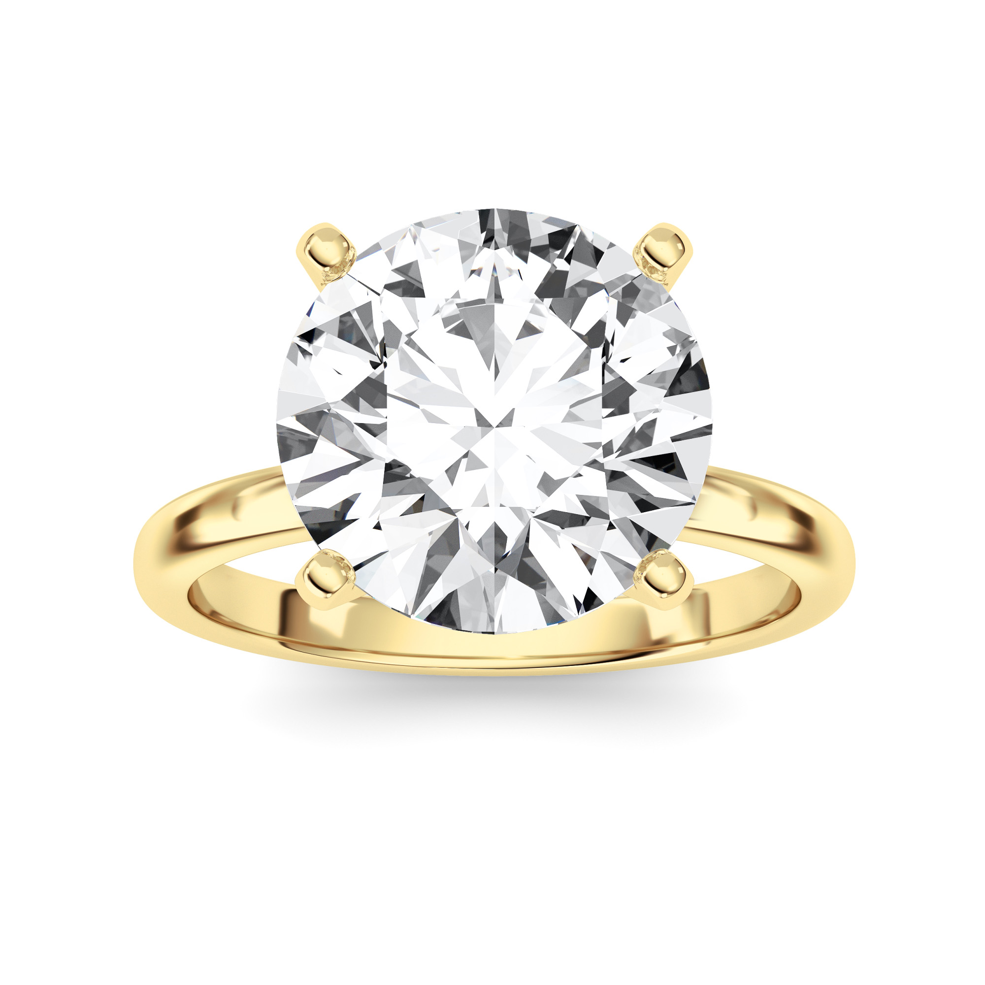 5.00 CT Diamond Ring in 14K Yellow Gold