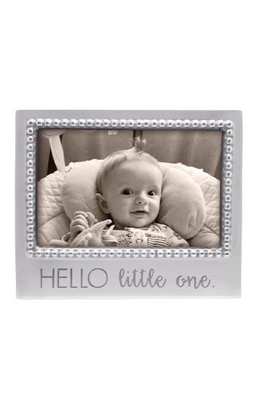 Mariposa - Beaded Hello Little One 4x6 Frame