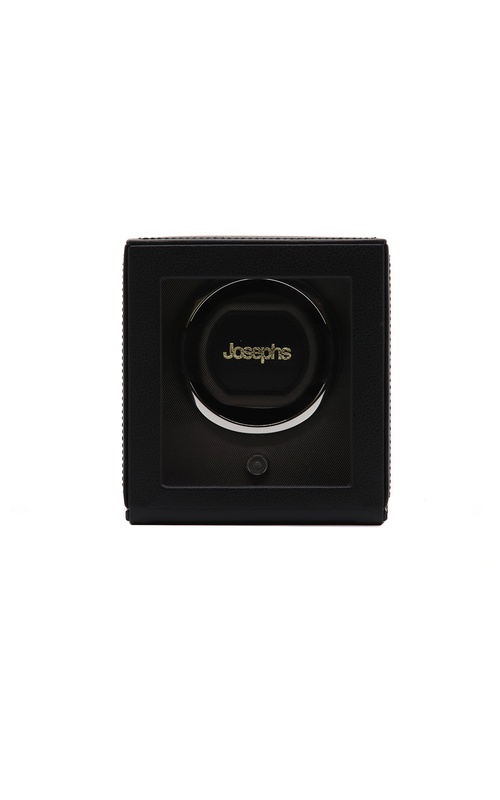 WOLF - Black Josephs Single Cub Watch Winder w/ Cover