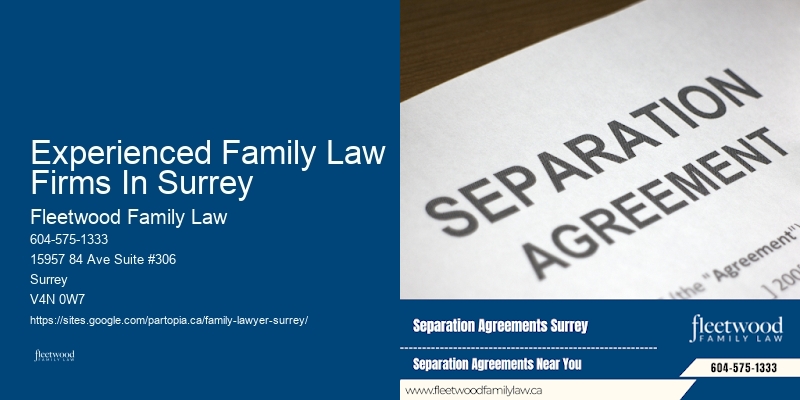 Experienced Family Law Firms In Surrey