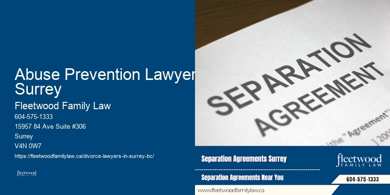 Abuse Prevention Lawyer Surrey