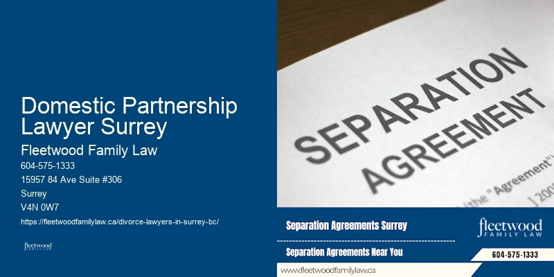 Domestic Partnership Lawyer Surrey