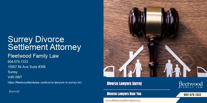 Surrey Divorce Settlement Attorney