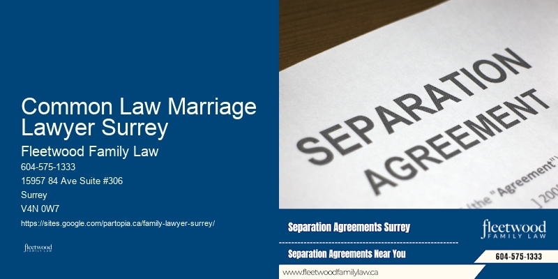 Common Law Marriage Lawyer Surrey