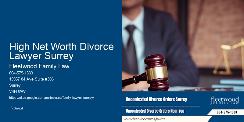 High Net Worth Divorce Lawyer Surrey