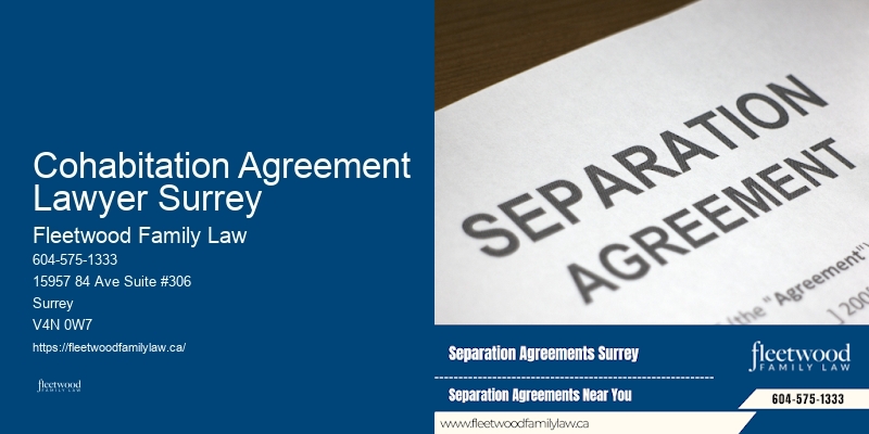 Cohabitation Agreement Lawyer Surrey