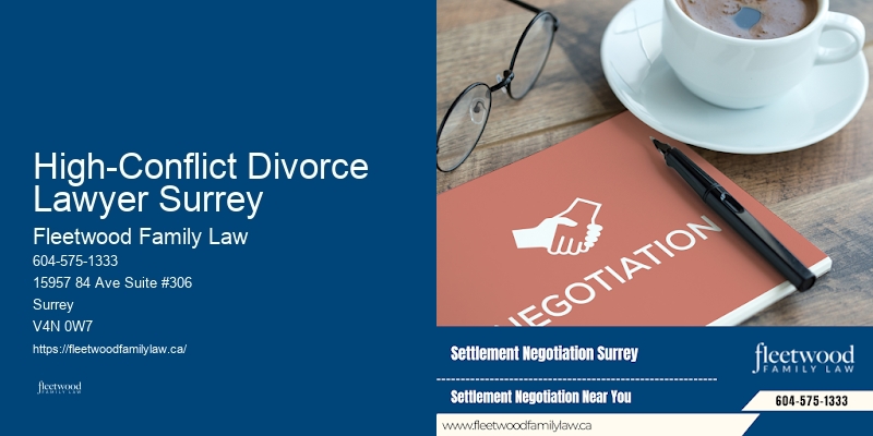 High-Conflict Divorce Lawyer Surrey