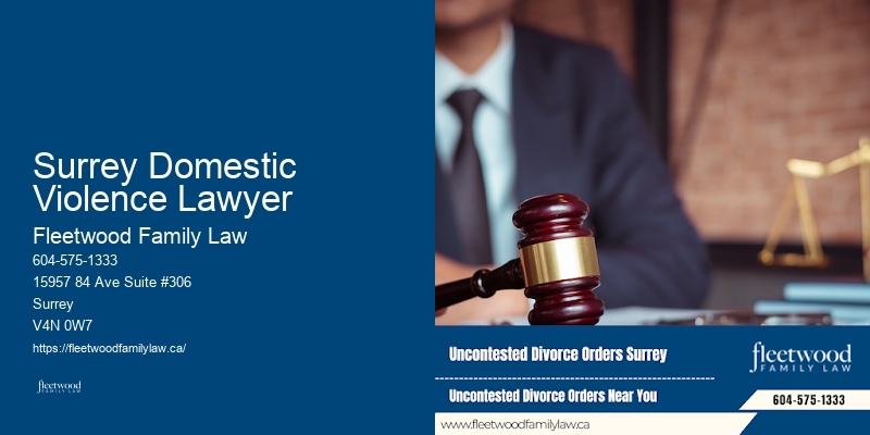 Surrey Domestic Violence Lawyer