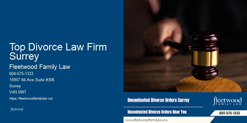 Top Divorce Law Firm Surrey