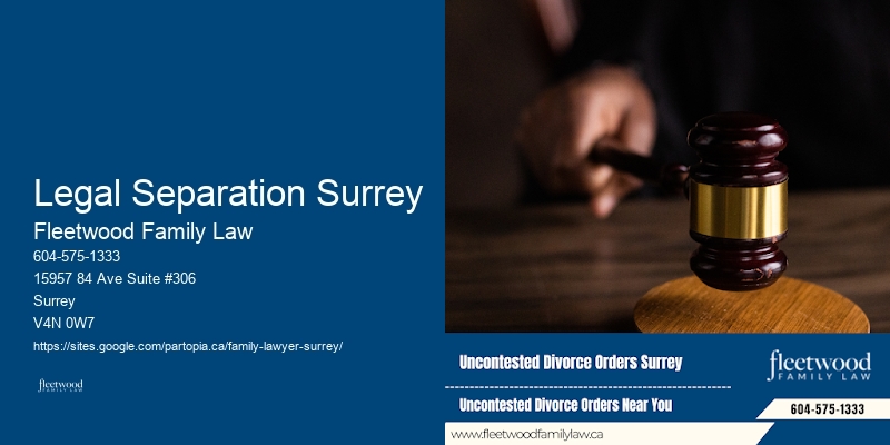 Legal Separation Surrey