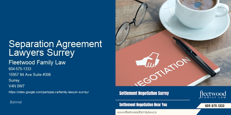 Separation Agreement Lawyers Surrey