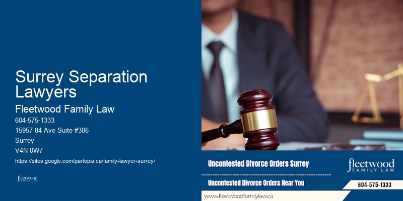 Surrey Separation Lawyers