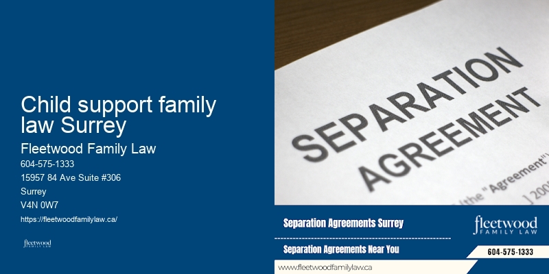 Child support family law Surrey
