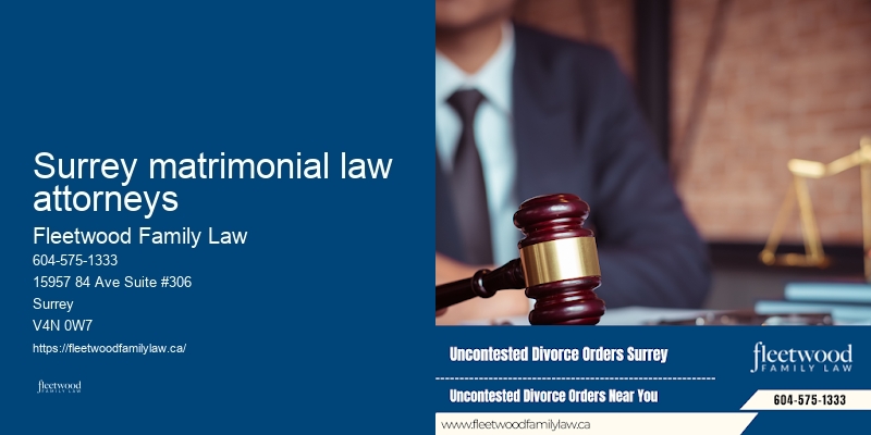 Surrey matrimonial law attorneys