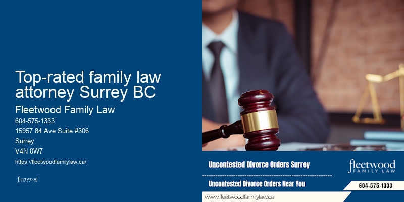 Top-rated family law attorney Surrey BC