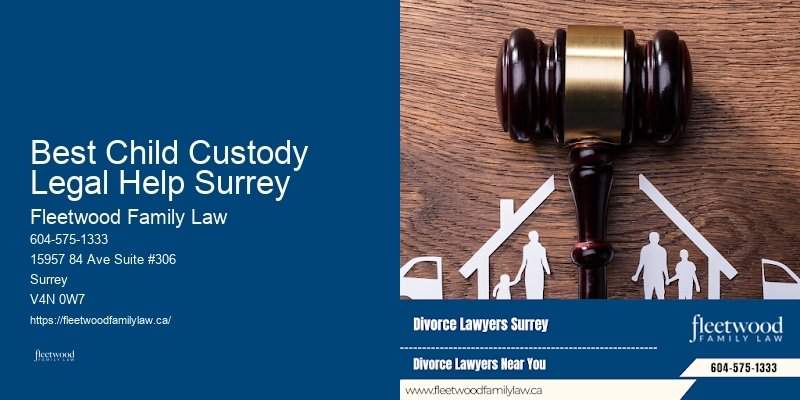 Best Child Custody Legal Help Surrey