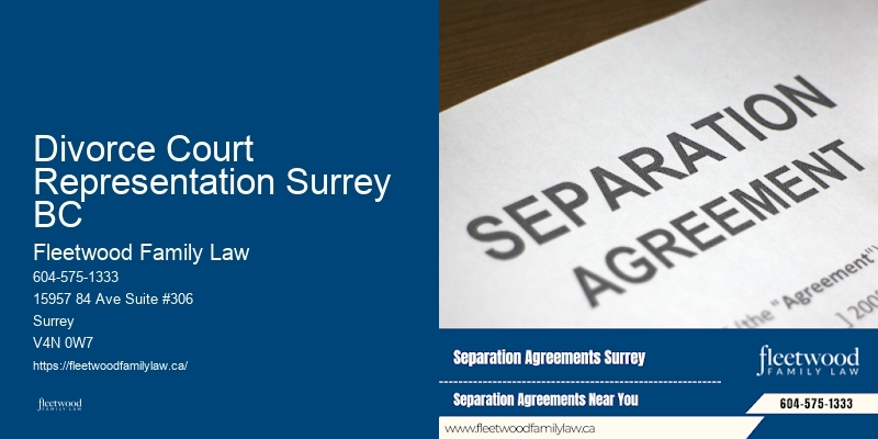 Divorce Court Representation Surrey BC