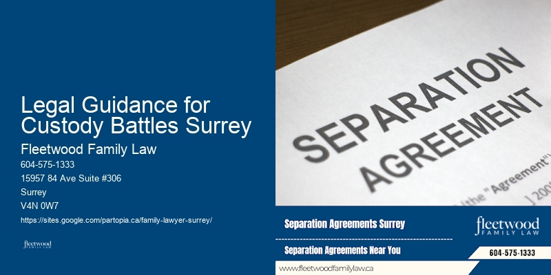 Legal Guidance for Custody Battles Surrey