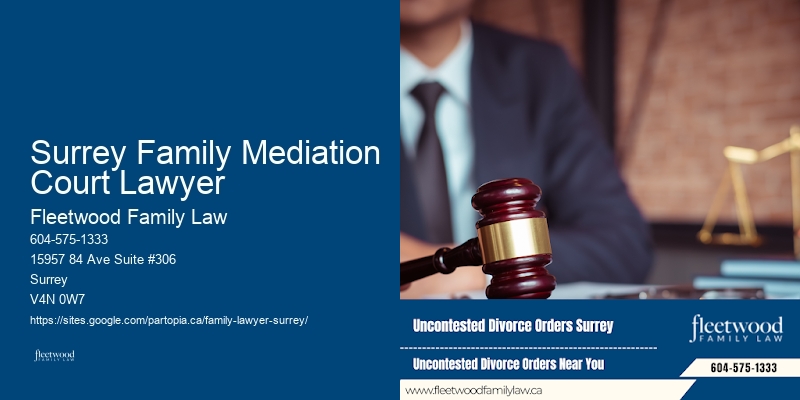 Surrey Family Mediation Court Lawyer