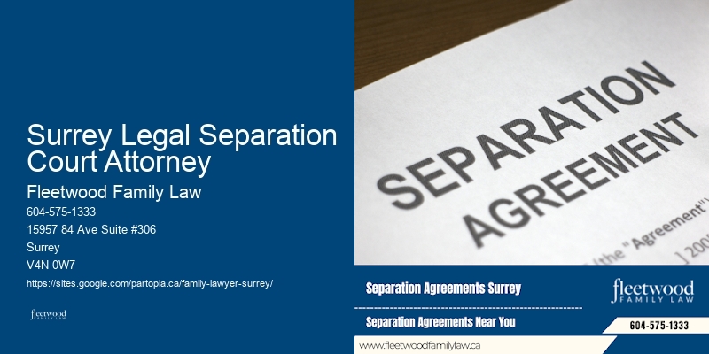 Surrey Legal Separation Court Attorney