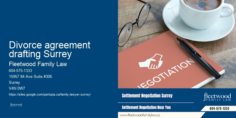 Divorce agreement drafting Surrey