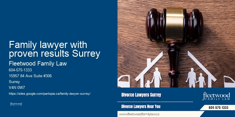 Family lawyer with proven results Surrey
