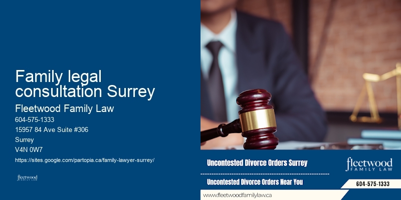 Family legal consultation Surrey