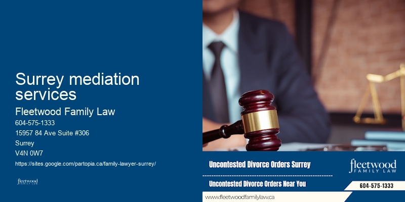 Surrey mediation services