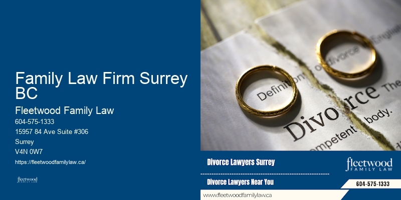 Leading Family Lawyer Family Law Firm Surrey BC