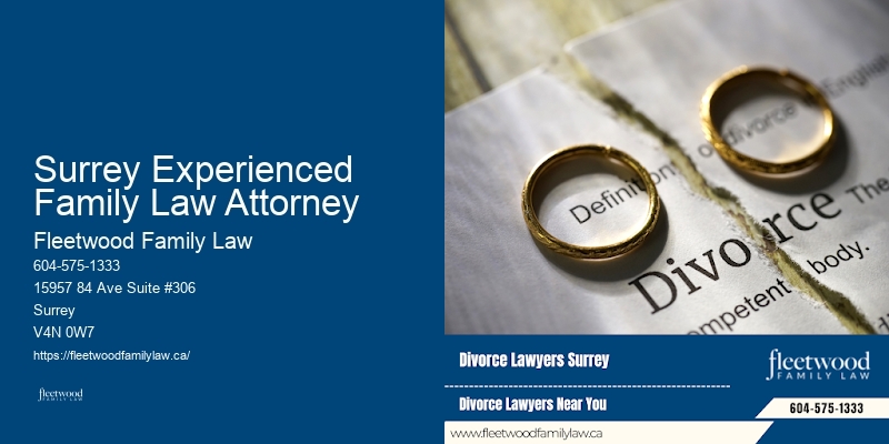High-rated Family Lawyer Surrey Experienced Family Law Attorney