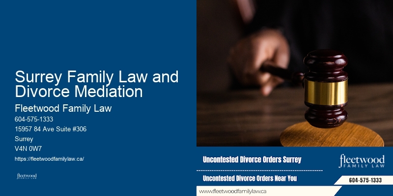 Surrey Family Law and Divorce Mediation