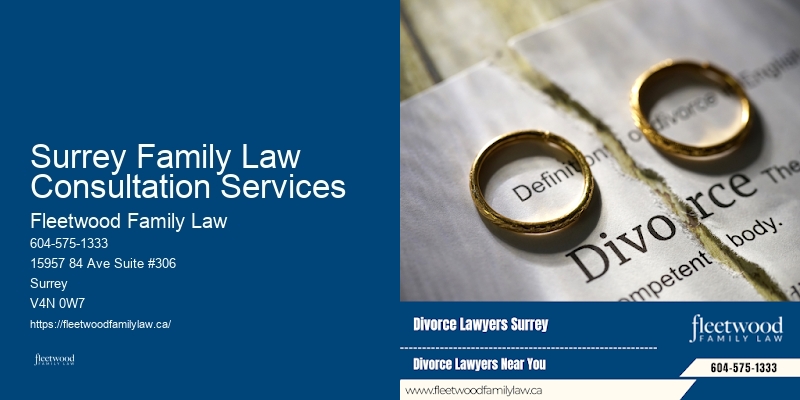 Renowned Family Lawyer Surrey Family Law Consultation Services