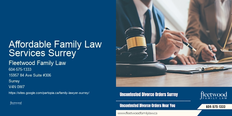 Family Law Legal Representation