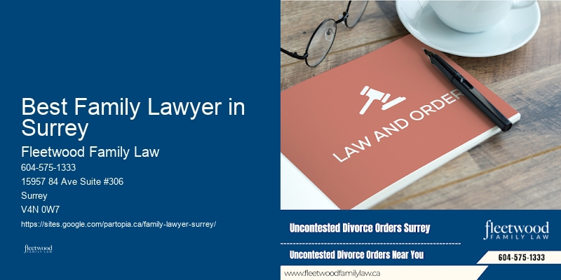 Best Family Lawyer in Surrey Spousal Support Attorney