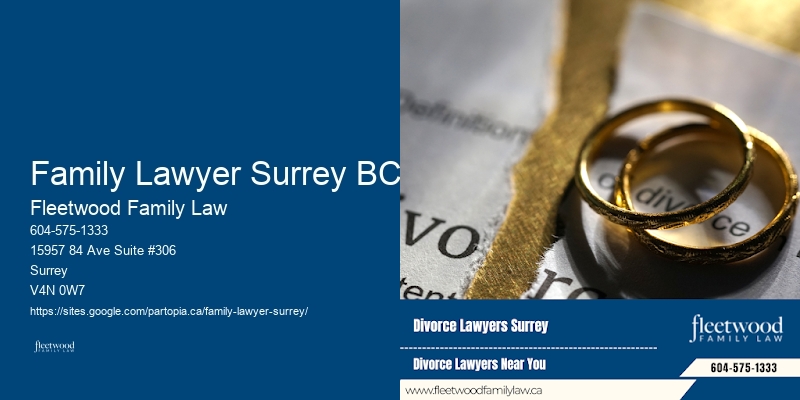Family Lawyer Surrey BC Divorce and Family Law Expert