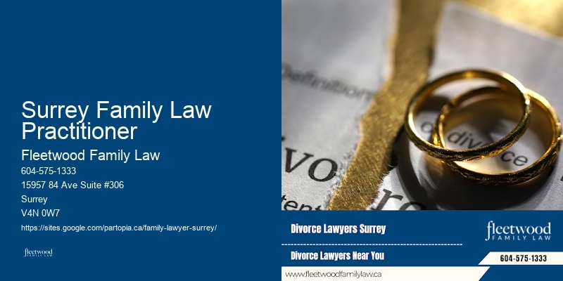 Family Law Surrey Family Law Practitioner British Columbia
