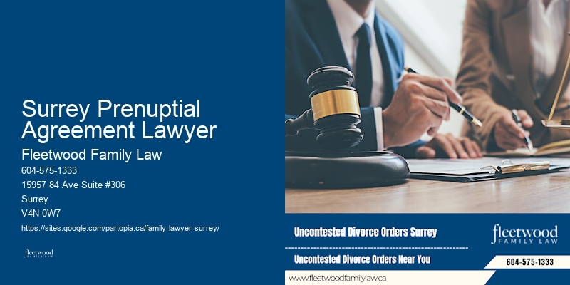 Surrey Prenuptial Agreement Lawyer Family Law Mediator