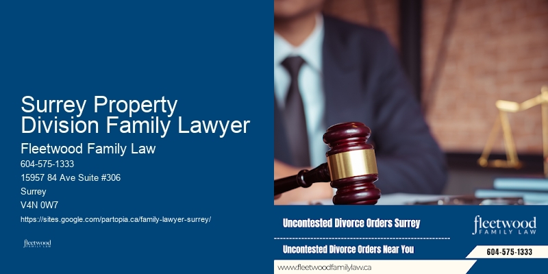 Surrey Property Division Family Lawyer