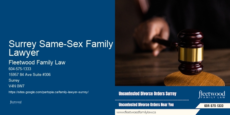 Surrey Same-Sex Family Lawyer