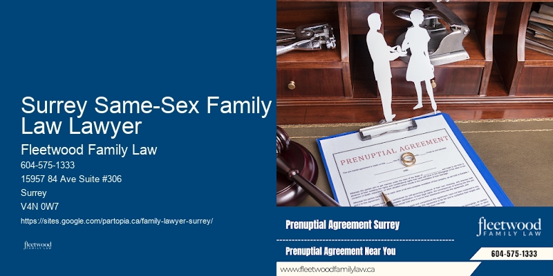 Surrey Same-Sex Family Law Lawyer Family Lawyer For Legal Assistance
