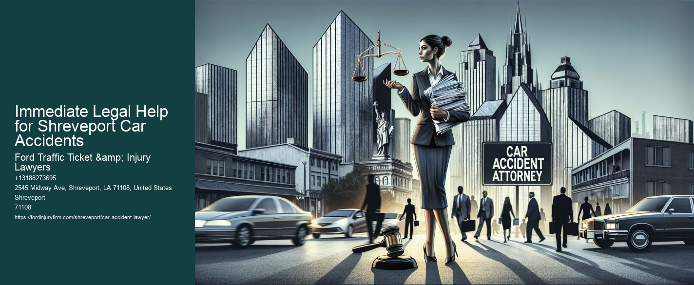 Immediate Legal Help for Shreveport Car Accidents