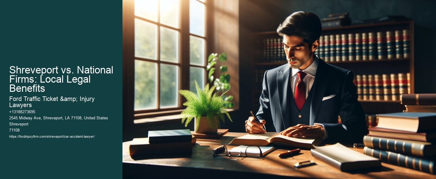 Shreveport vs. National Firms: Local Legal Benefits