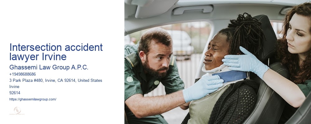 Intersection accident lawyer Irvine