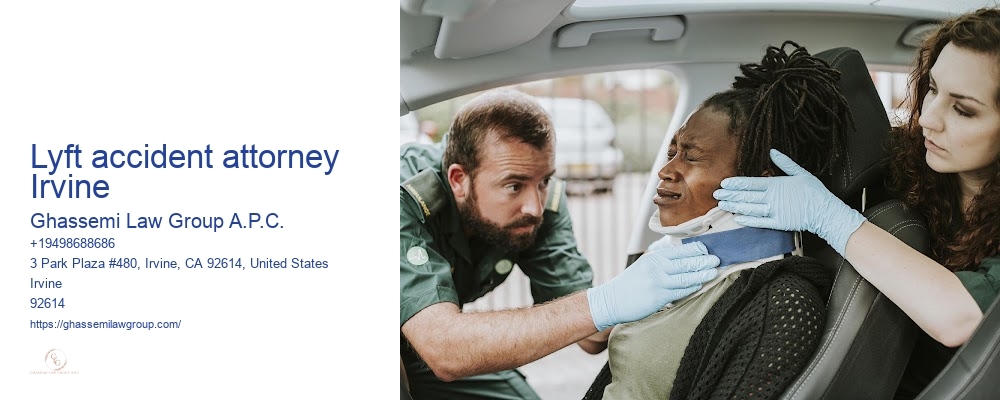 Lyft accident attorney Irvine