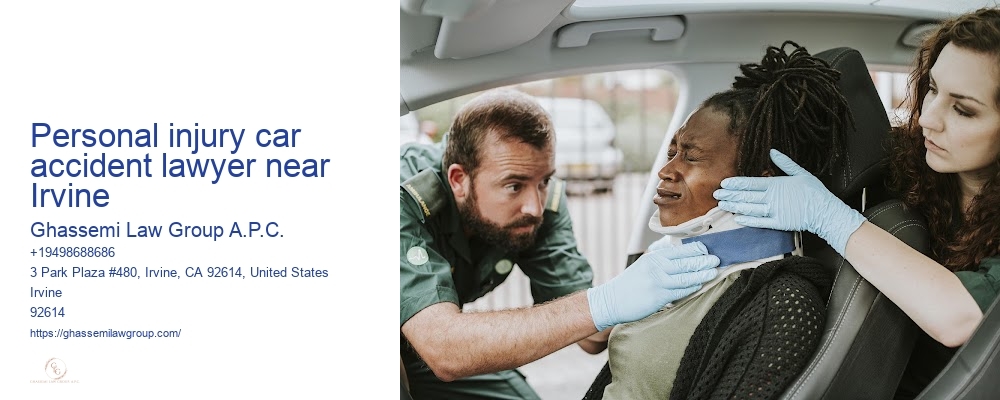 Personal injury car accident lawyer near Irvine